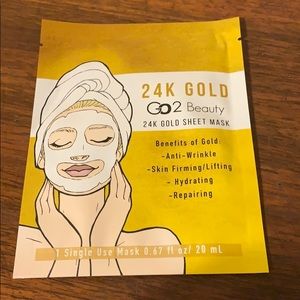 Go 2 Beauty 24k gold sheet mask